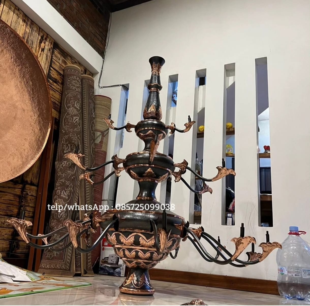 3bf6052e-2621-4564-abc4-bacb509b5b89 Lampu Gantung Robyong Tembaga Custom | Karyajaya-Art - Image 1