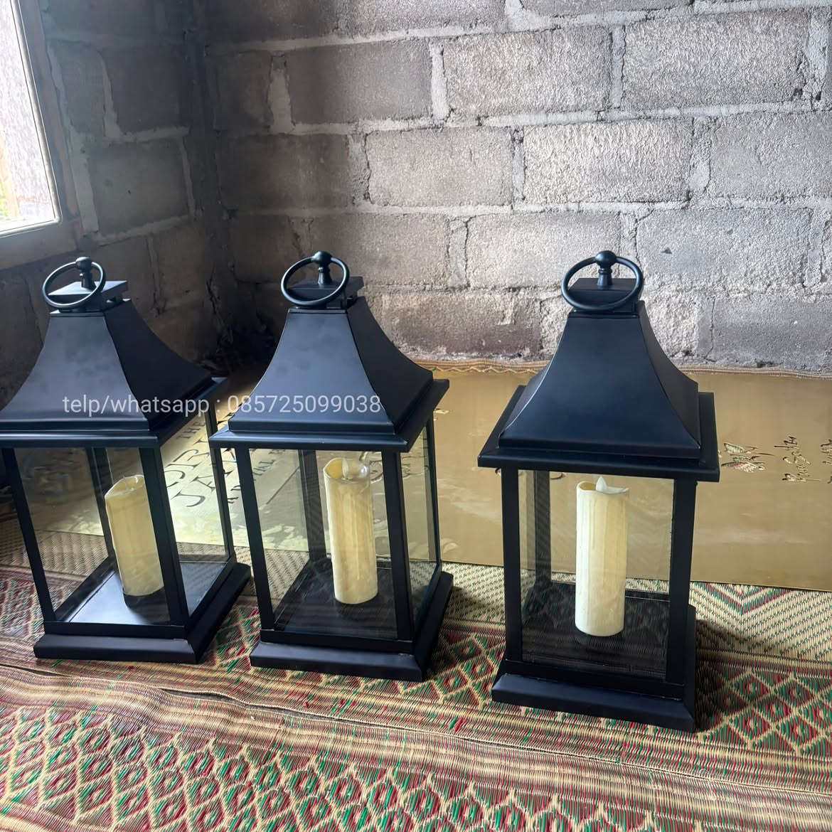 LampuhiasTempatlilinSentra pengrajin tembaga Kuningan dan alumunium.melayani pengerjaan interio Lampu Hias & Tempat Lilin Kuningan - Image 1